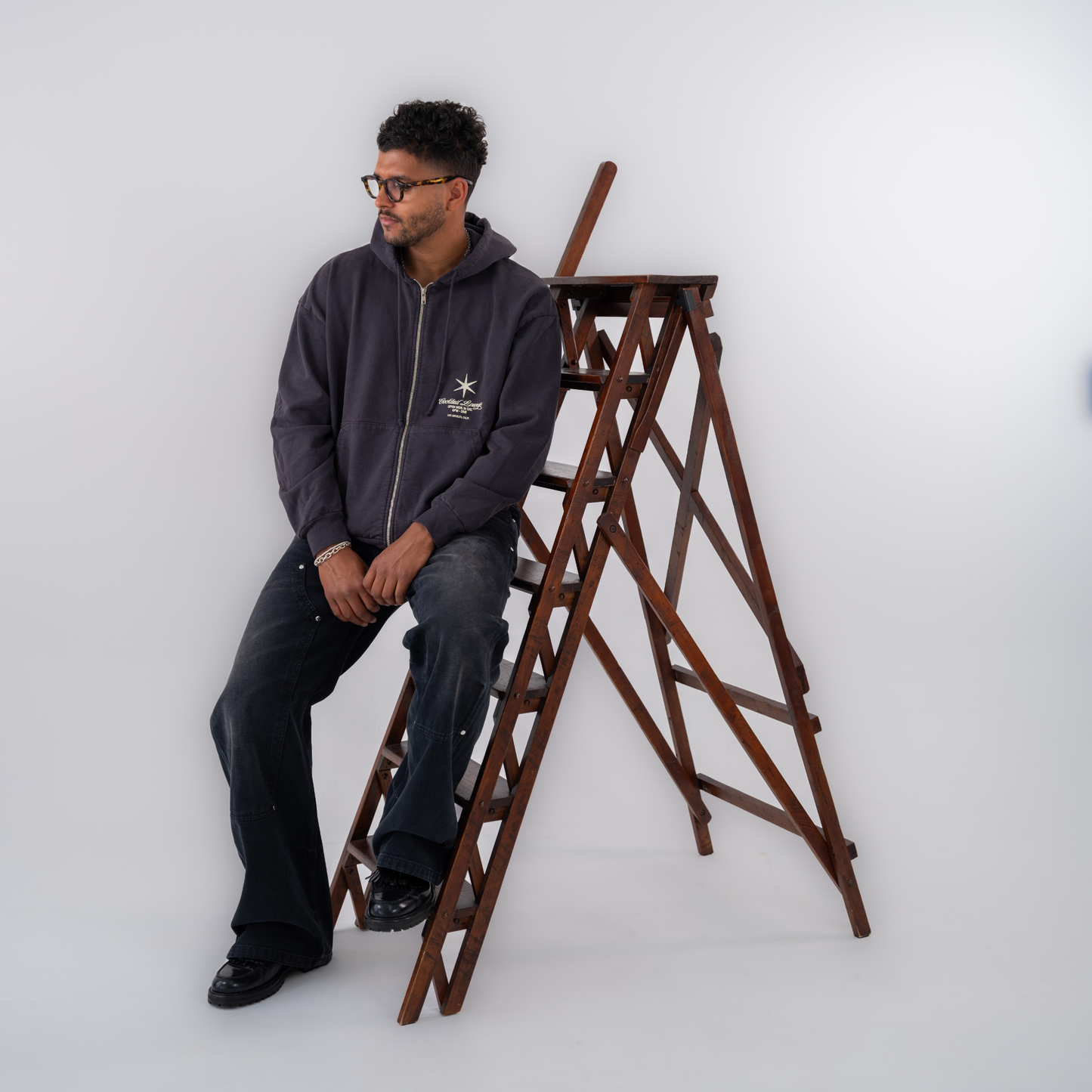 Lounge Zip Hoodie (Slate)