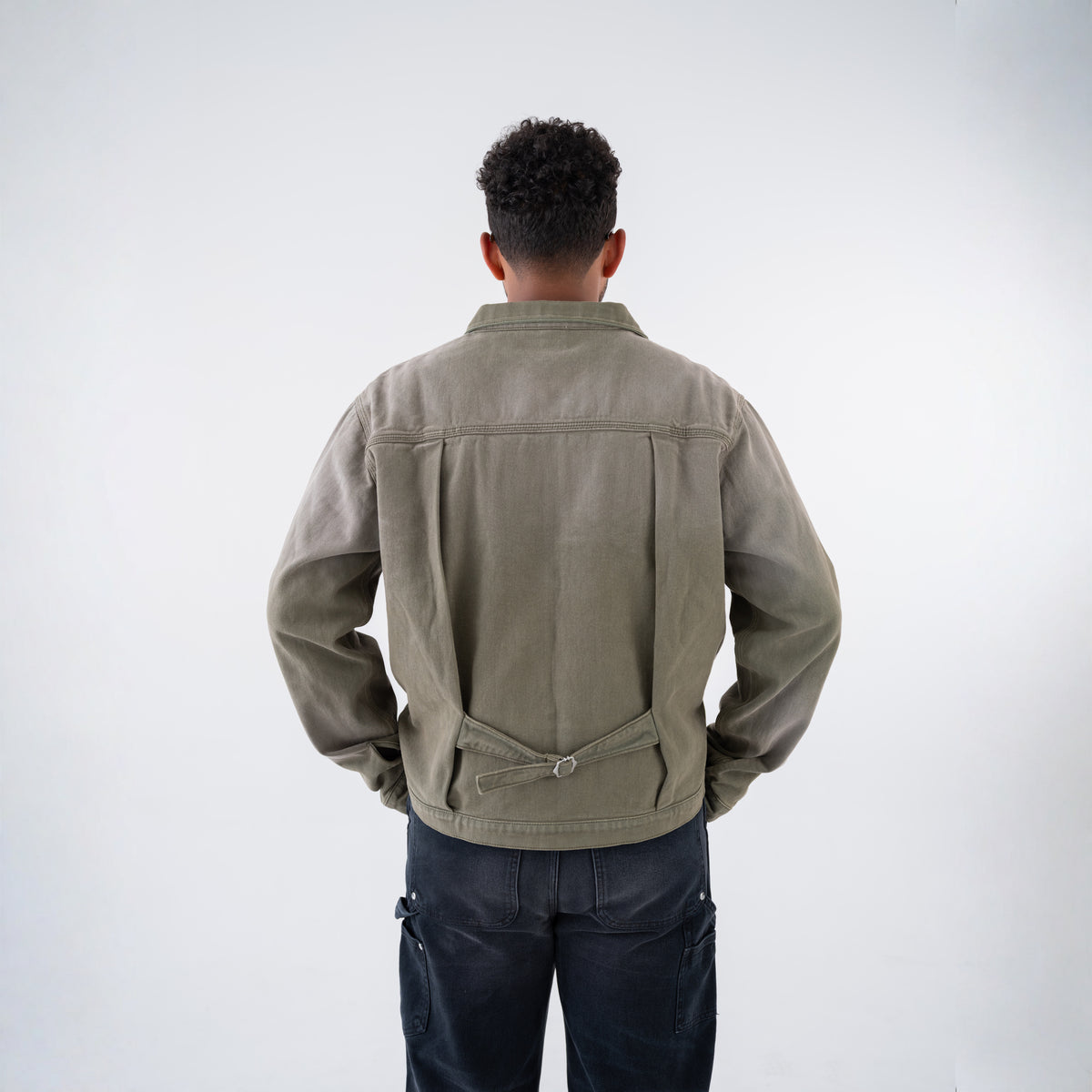 Jimbo Jacket - Army - on model - 189