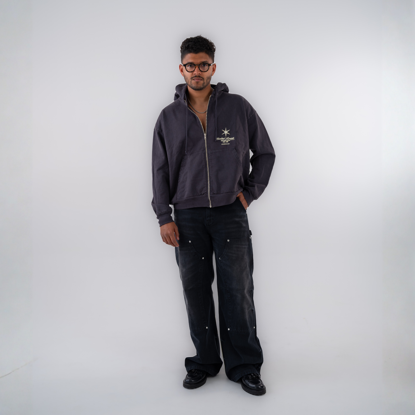 Lounge Zip Hoodie (Slate)