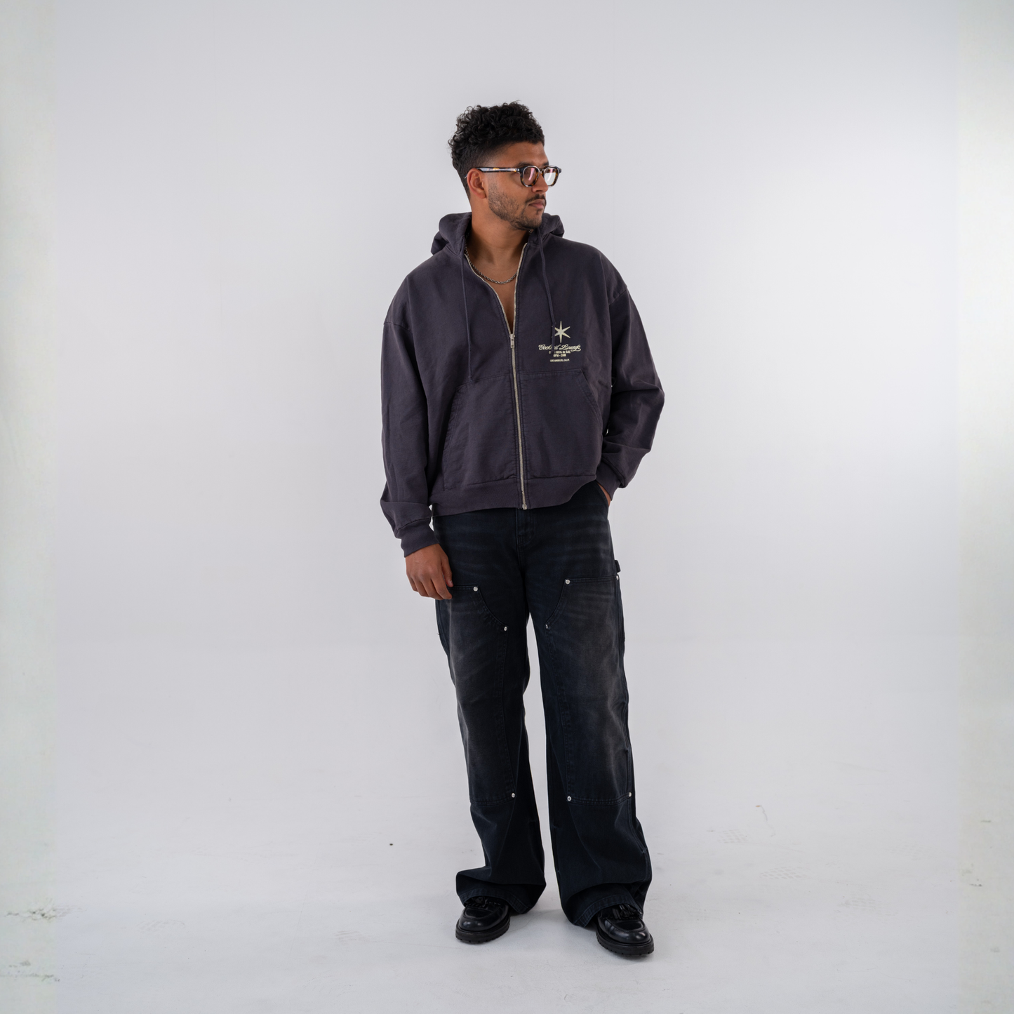 Lounge Zip Hoodie (Slate)