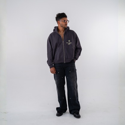 Lounge Zip Hoodie (Slate)