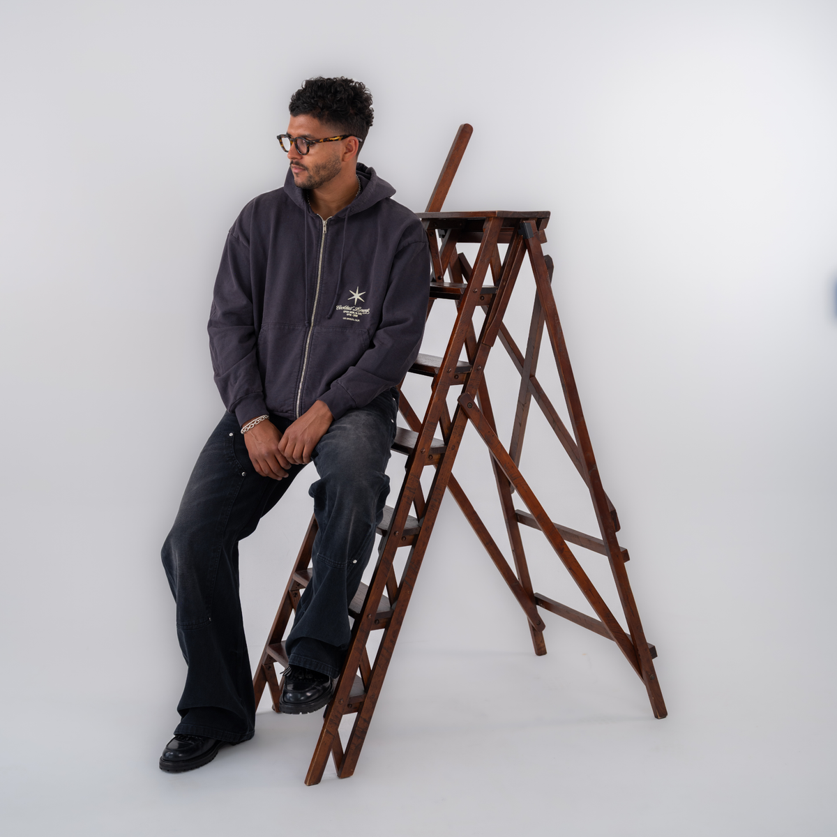 Lounge Zip Hoodie (Slate)