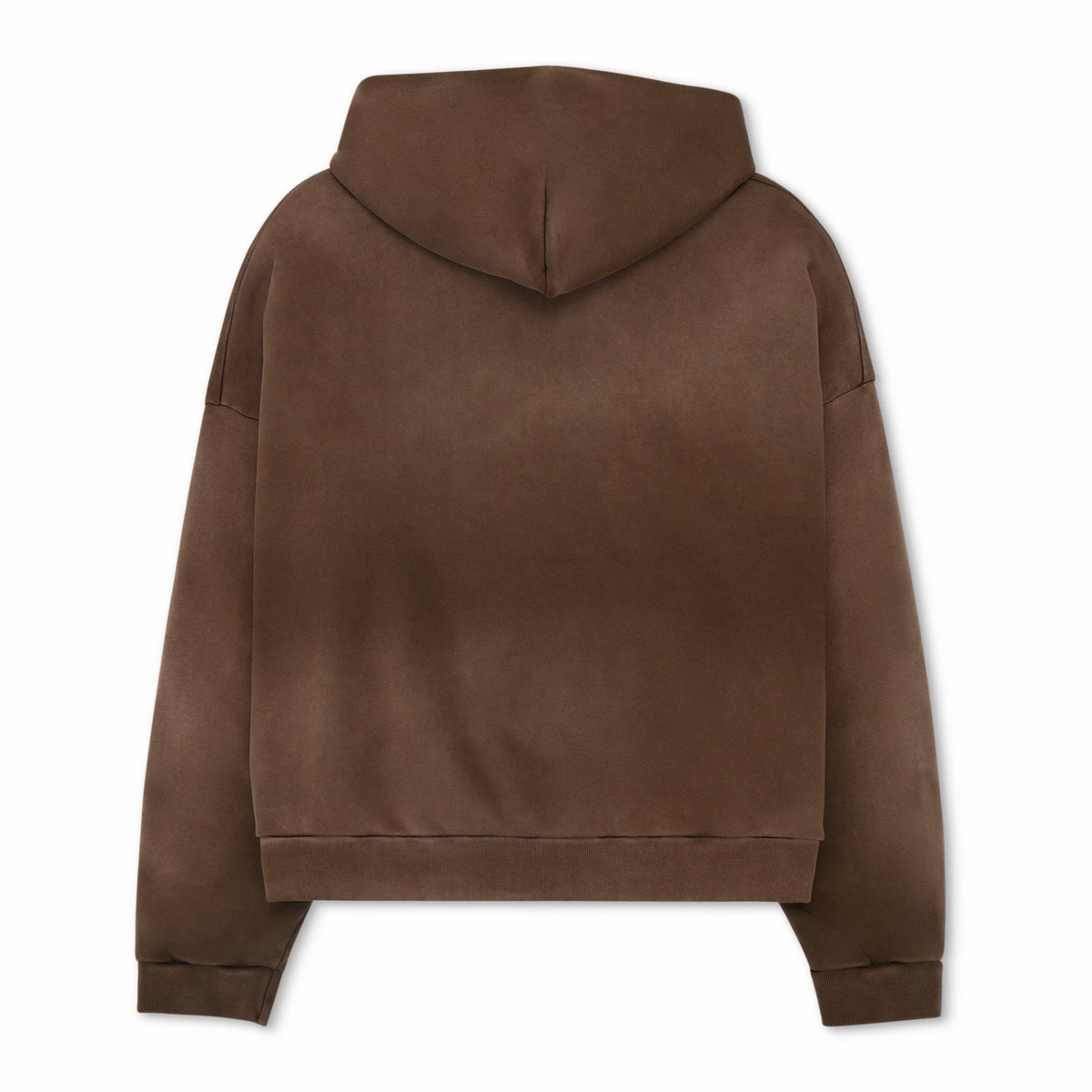 Sherpa Wash Hoodie - Brown - back